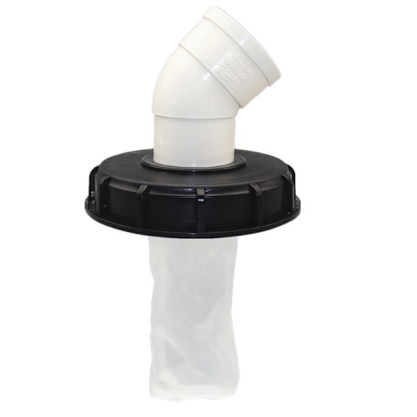 Lock med IBC-filter, 165 mm IBC-lockfilter, IBC-filterlock med tvättbart filter