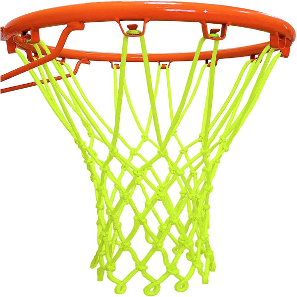 Nattlys Basketball Net Lysende Utendørs Bærbar Soldrevet Sports Nylo