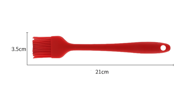 Premium silikonbasteborste, 3,5*21CM, rosa