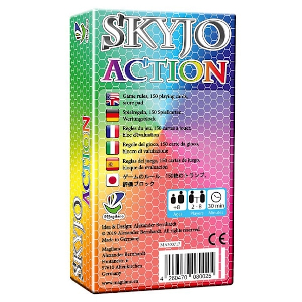 Skyjo By Magilano - viihdyttävä korttipeli perhejuhliin