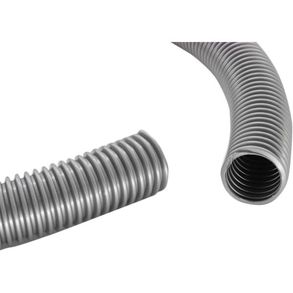 Gängade flexibla slangar, korrugerade flexibla slangar för flera ändamål, slangar för dammsugare, grå, 32 * 39 * 1000 mm