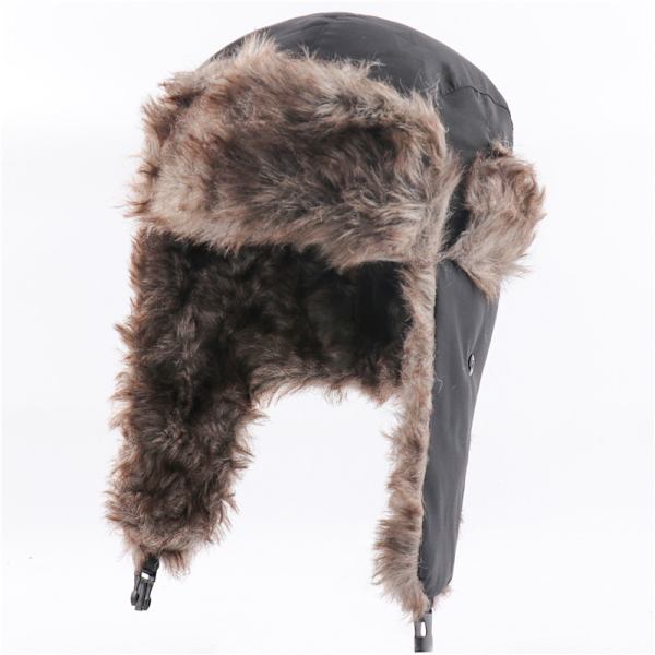 Unisex flyghatt, rysk hatt, unisex vinterhatt, fuskpälshatt g