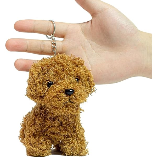 Cute Stuffed Animal Dog Anime Plush Key Chain, Fashion Accessory