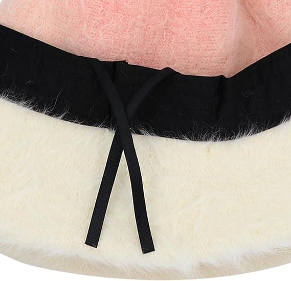 Kvinner Jenter Gradient Kunstpels Bøttehatt Stilig Nyhet Fluffy Vinter Varm