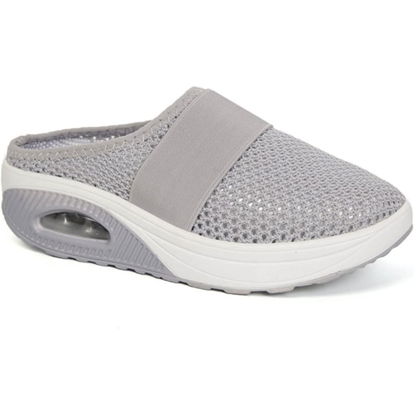 Dam Air Cushion Slip-On Walking Shoes, Ortopediska Diabetiska Walking Shoes