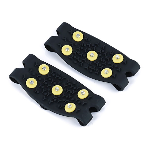 1 par praktiske, slidstærke, sorte anti-slip/søm 11*5CM