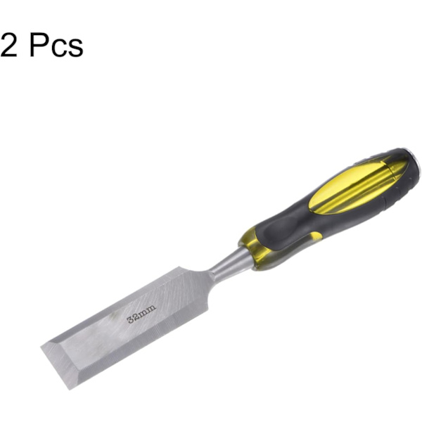2 kpl suoraa puukiveä 32mm x 260mm CR-V-seosviistetty reuna terä puusepäntyökalut