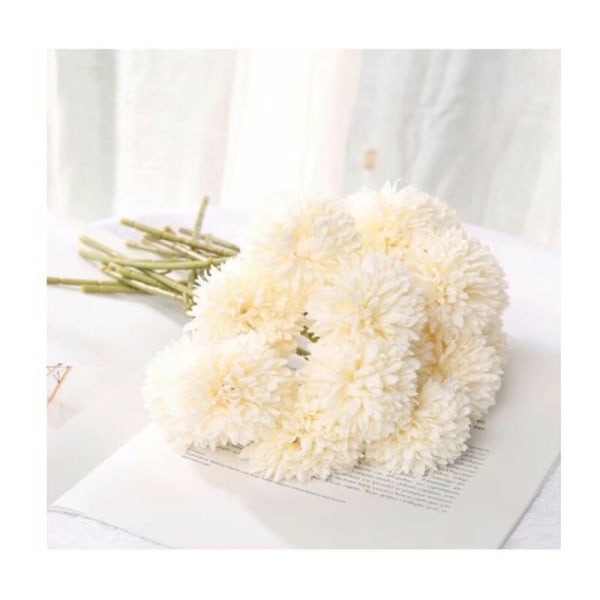 Kunstig lille kugle chrysanthemum enkelt gren lille kugle chrysanthemum
