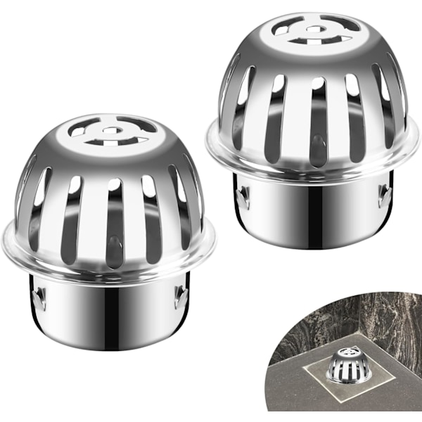 75mm Tagrende Beskyttelse 2 stk Rustfrit Stål Tagrende Si 
Tagrende Beskyttelse til Filtrering og Blokering af Blade, Løv, Grene og Faldne Grene