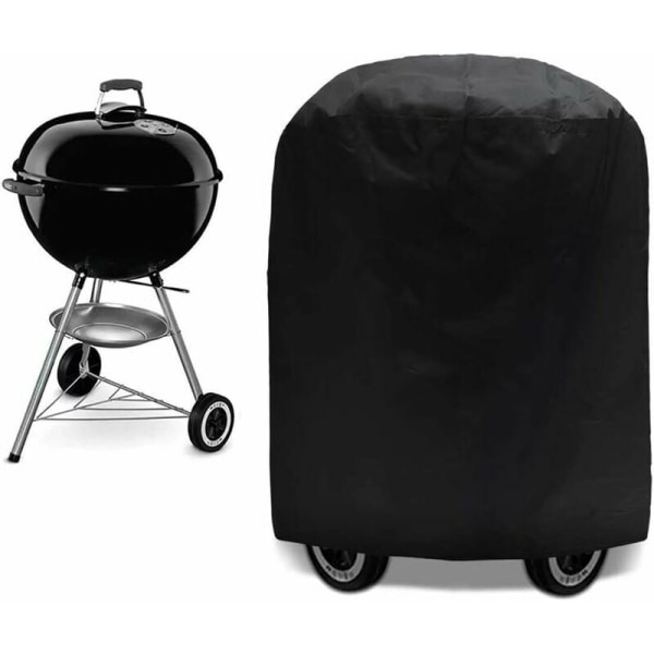 BBQ-skydd BBQ-presenning Grillskydd Anti-UV/Anti-vatten/Anti-fukt Vattentät utomhusgrill Svart för Weber, Holland, -70 x 70cm