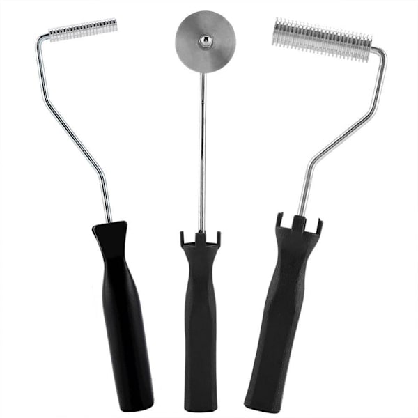 3 st Bubbler Roller, Bubble Paddle Tool, Aluminiumlegering Fiberglas, Kit för