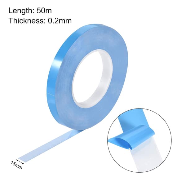 Termisk ledende tape 15mm x 50m for kjølere, LED-striper
