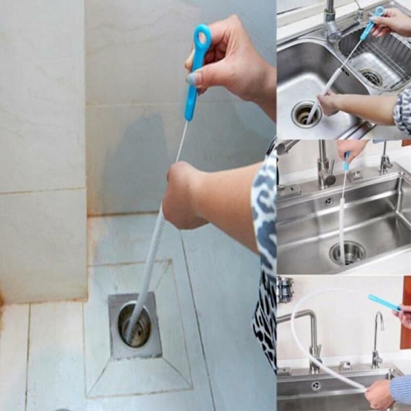 71 cm:n taitettava keittiön viemärinpuhdistusharja pesuallas kylpyhuone WC-ruoppaaja