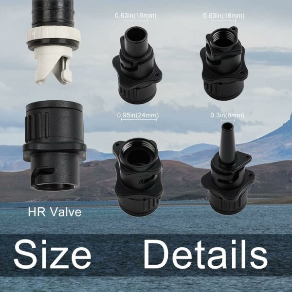 Oppblåsbar båt/kite/Boston pumpe adapter - for konvensjonell luftpumpe - luft
