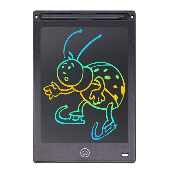 Digital ritplatta för barn - Flerfärgad LCD, 8,5" pekdator + penna