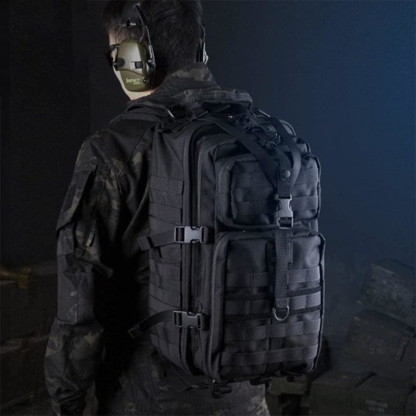 Militær taktisk rygsæk, stor militærtaske 3 Day Assault Bag Rygsæk b