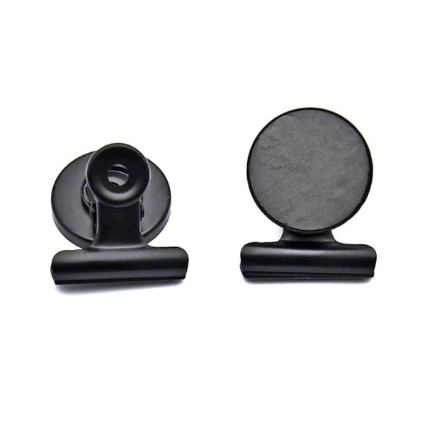 10x Magnetiska klämmor - Svart Svart