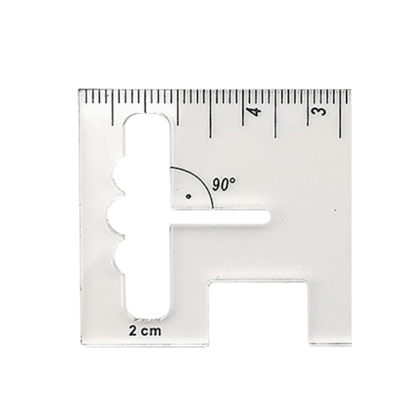 Hemmelineal, Akryl, 10*4cm
