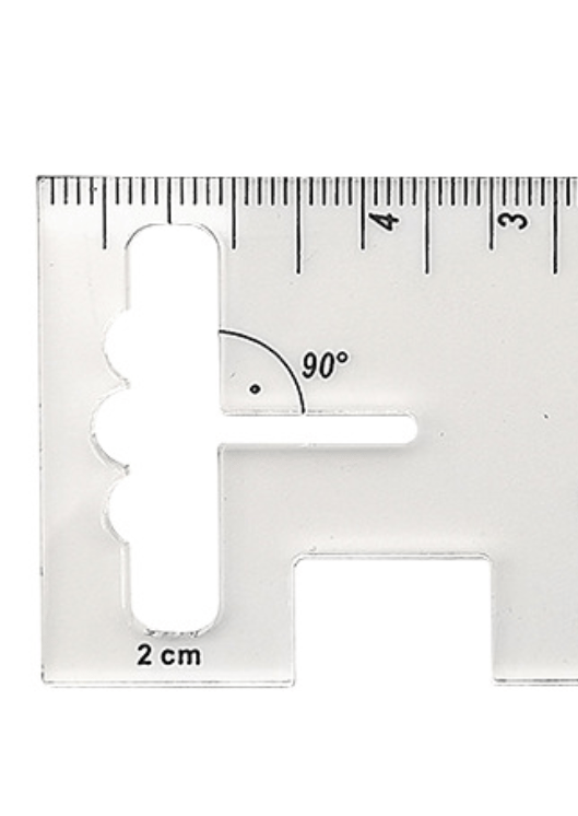 Saumarin, akryyli, 10*4cm