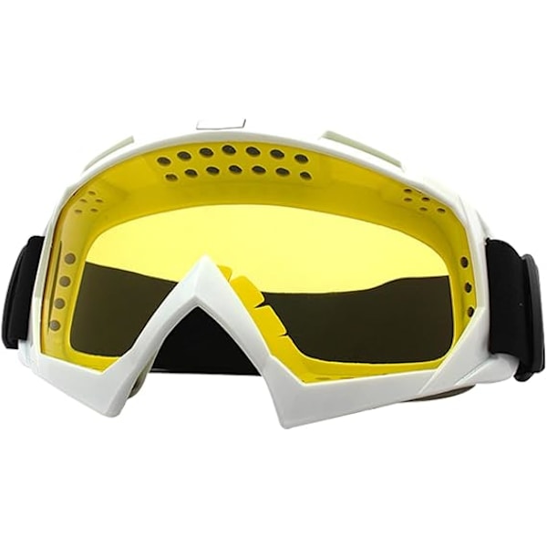 Ski Briller Snowboardmasker, Motorcykel Briller Ski Maske Anti-UV Anti-dug Ski Briller til Voksne Mænd Kvinder Junior Ski Briller til Cykling, Vandreture
