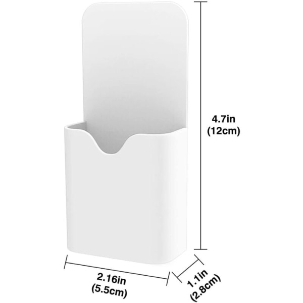 Magnetisk opbevaringsboks, [4 stk.] Magnetisk blyantholder til opbevaring af markører, E