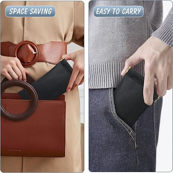 3 stk. bløde brilleetuier, læder solbriller etui bærbare squeeze top brilleetui, slanke solbriller pung briller boks briller opbevaring brille