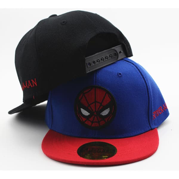 Marvel Spiderman-lue for gutter, pustende Spiderman-baseballcaps for småbarn