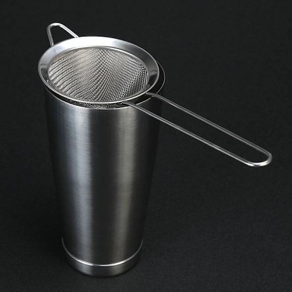 Konisk sil, rustfritt stål, sølv, 7 cm