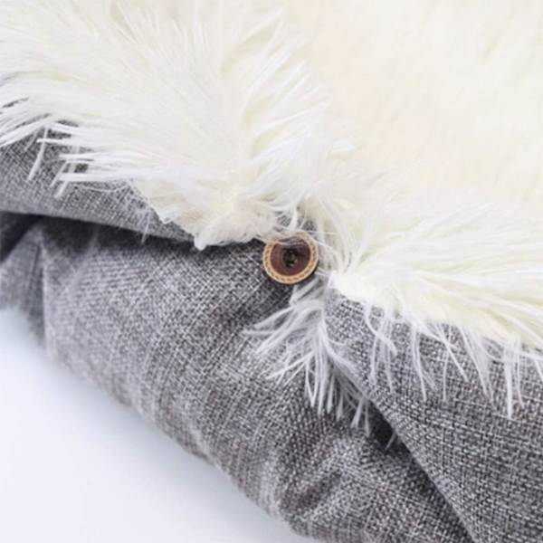 1 st Dual Use Plush Pet Mat Multifunktionell Vinter Varm Kattmatta S