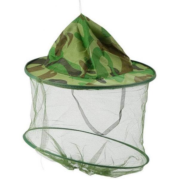 2 stk. Camouflage Biavl Hat med Hoved Mesh Mesh Beskyttelse Udendørs F