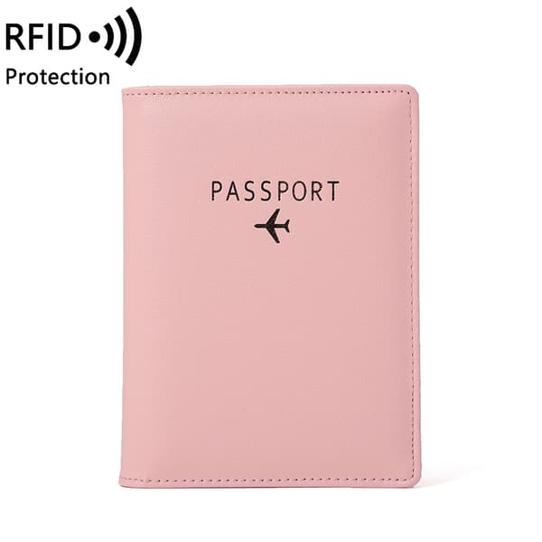 Passfodral i PU-läder, Rosa 14,5*10,7cm