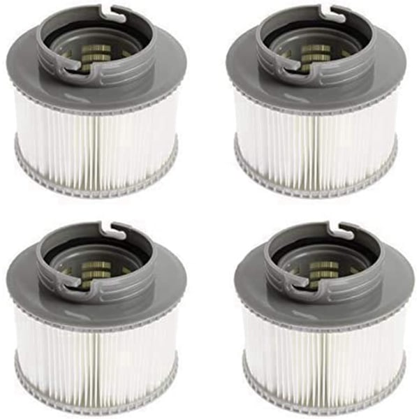 Sett med 4/8 filterpatroner for Bubble Spa (2020 forbedret versjon for alle modeller (4 stk)