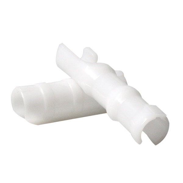 20 stk hvite 20mm stamme klips plante drivhus plastfilm faste nettklemmer