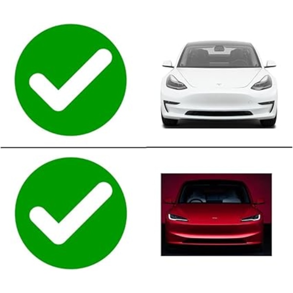 Tesla Performance Pedaler Modell 3 (inkl. Highland) och Model Y halkfria gaspedal och bromspedalöverdrag