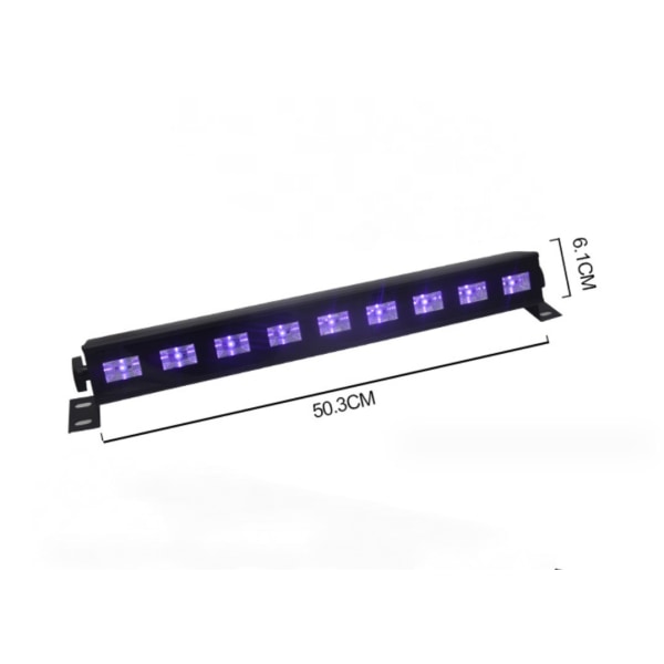 27W 9LED UV Lilla Scenevæg Vaskelys, 50cm