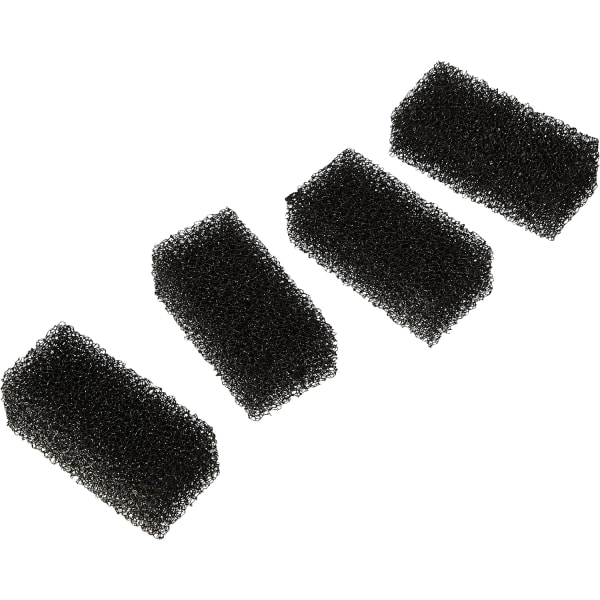 4 stk. Svart Filter Karbon Filterskum, 3.5*4.5*7.5cm