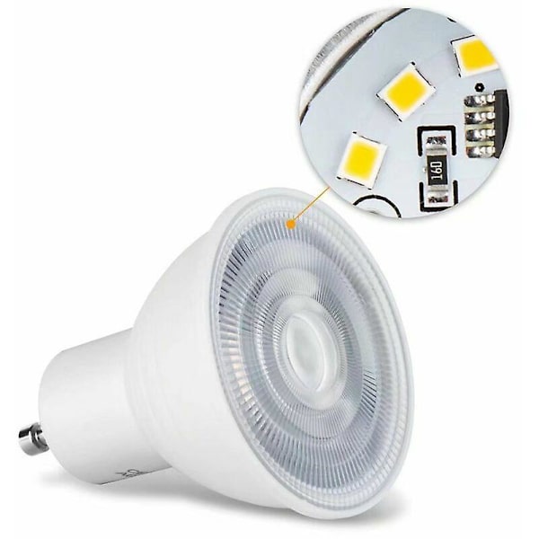 Gu10 pærer varm hvid 3000k, Gu10 LED pære 5w glødepære 40w ækvivalent