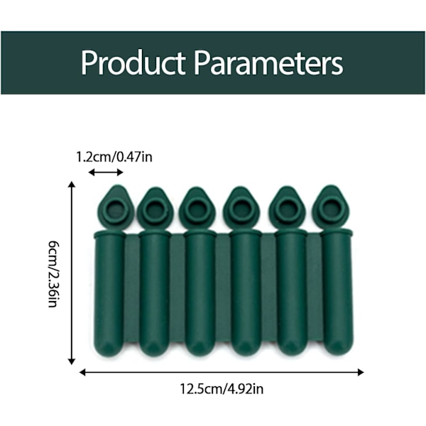 Mini Silikon Isbitbakker med Låg, Smalle og Lange, Nemme at Trykke og Frigøre, til 6 Vandflasker, Velegnet til at Fylde Flaske-Drikkevarer (Grøn)