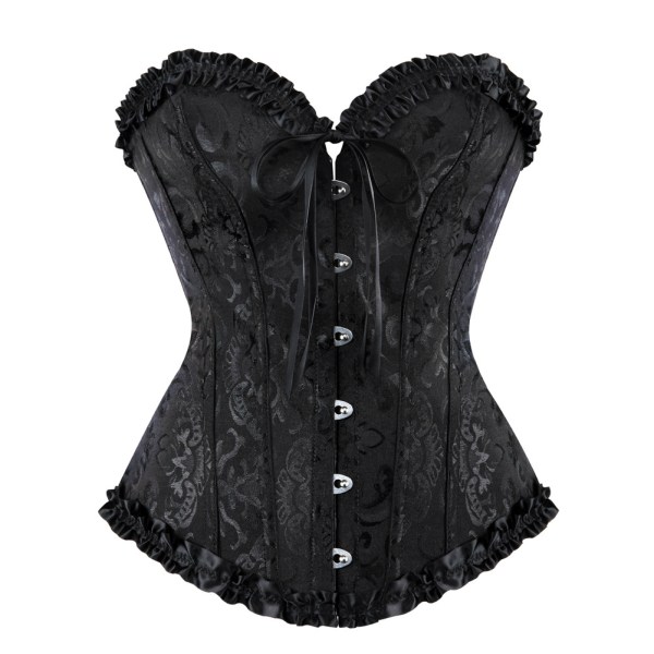 Kvinnors spetsbenade korsett underkläder shapewear toppar