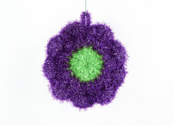 4 st blomformade akrylskrubbar för disk, färgglada kökssvampar