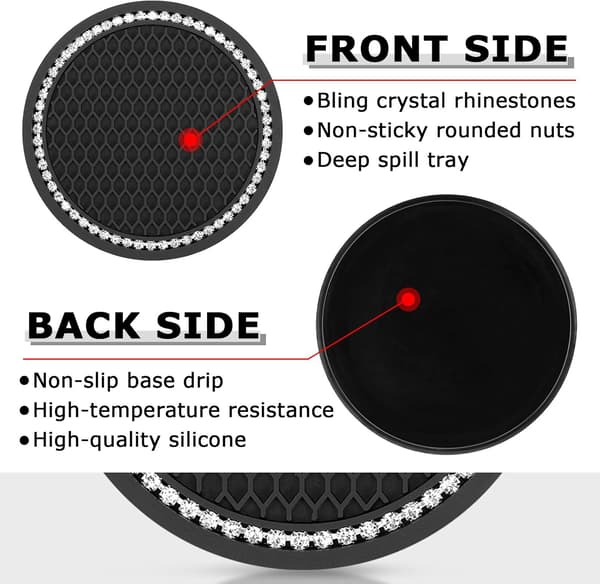 Bling Glitter Universal Bilstol Kopholder