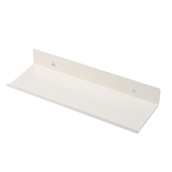 2 Vita Vägghyllor, Flytande Vägghyllor Kompatibla Sovrum, Badrum, Kök, Vardagsrum, Kontor (30CM, Vit)