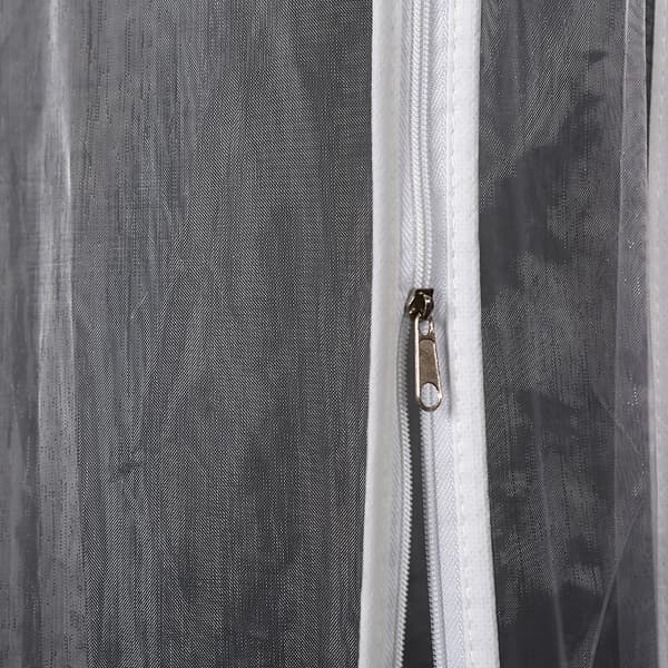 2 st Bröllopsklänningsöverdrag 60x180cm Vit Transparent Dammskydd för Bröllop