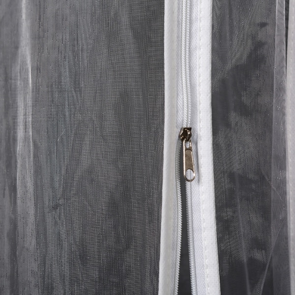 2 stk. Brudekjolebeskyttelse 60x180cm Hvit Transparent Støvdeksel for Bryllup