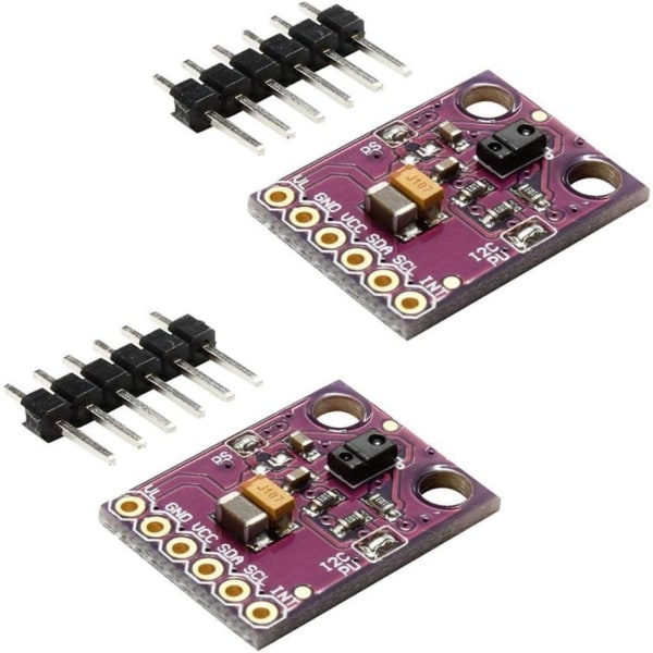 2PCS APDS-9960 RGB Gestesensor Modul Håndbevegelsesgjenkjenning Bevegelsesretning Infrarød Modul