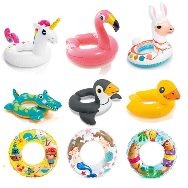 3-pak - Dyrehoved Split Ring Pool Floats Bundle