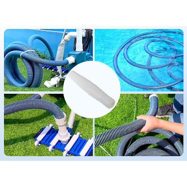 4 stk. oppustelig eller jordbaseret swimmingpool slangeforbindelsesadapter til Ø31 - 38mm flydeslange
