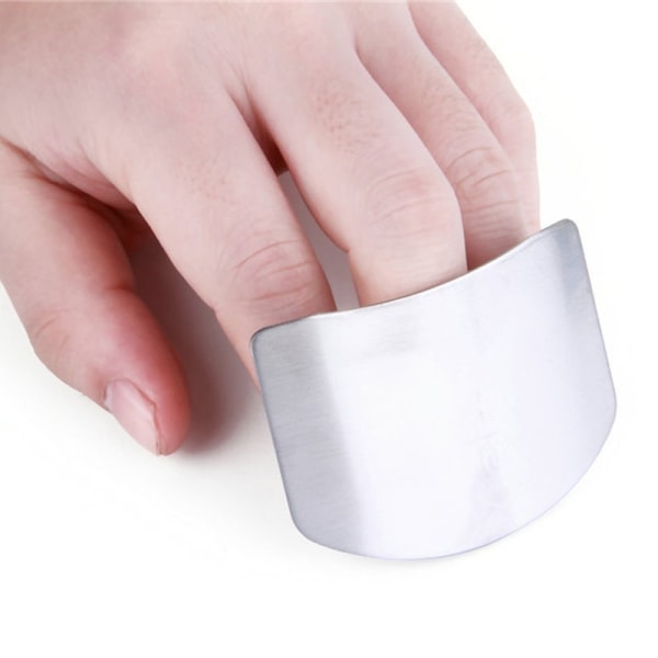 Kök Finger Hand Protector Guard Stål Hacka Verktyg