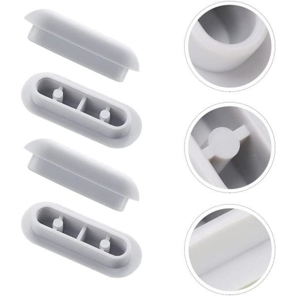 4 stk. Universal Toiletsæde Buffer Buffers Toiletsæde Buffer Kit Plasti
