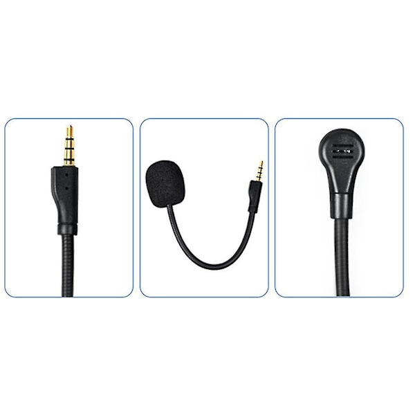 Korvaava pelimikrofoni irrotettava mikrofonipuomi yhteensopiva ~steelseries Arctis 1 1
